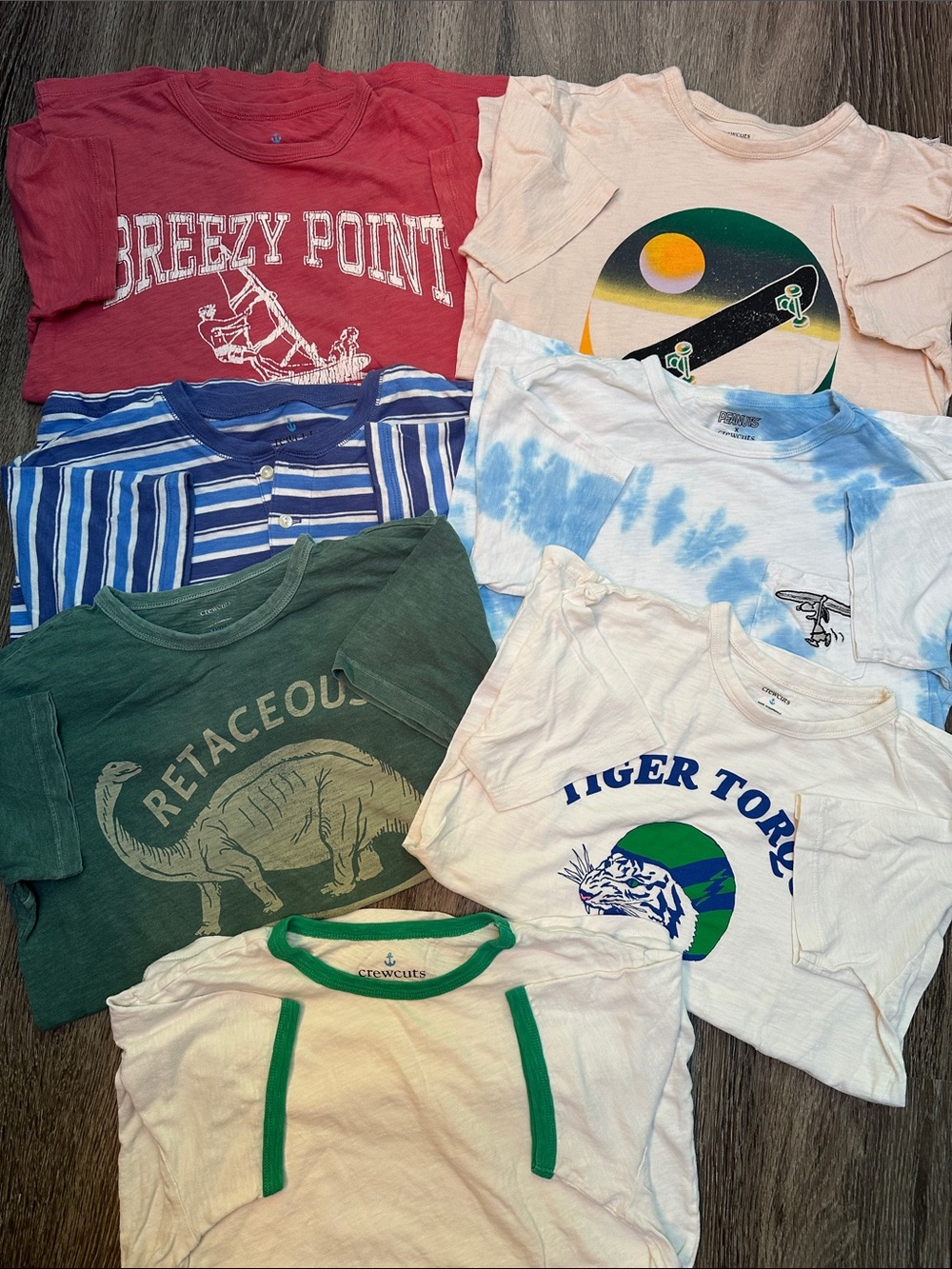 J.crew Crewcuts Boys' XL Graphic Tees Set of 7